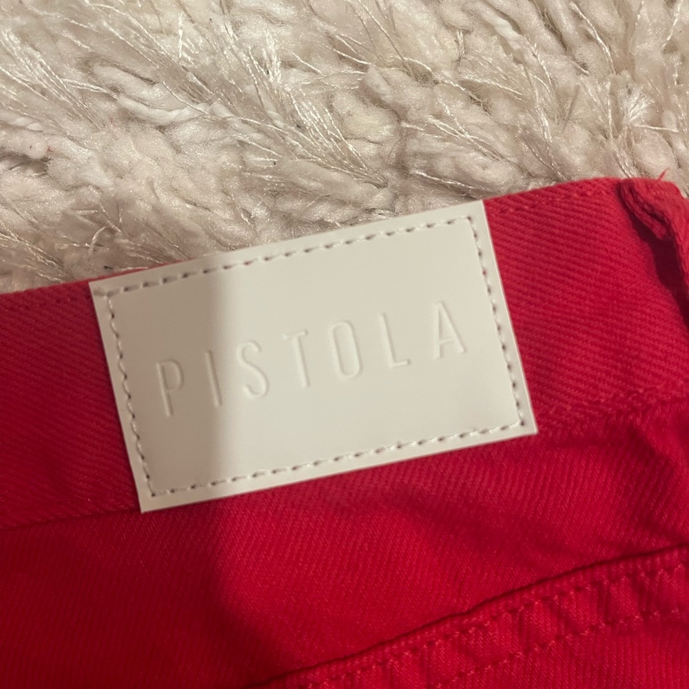 NWT Pistola Red SAMBA JADYN LOW SLUNG PALAZZO PANT Size 25 - Picture 8 of 8